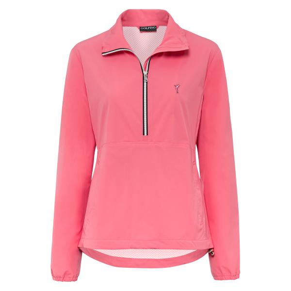 GOLFINO Ladies’ water-repellent, slip-on golf windcheater jacket with stretch component
